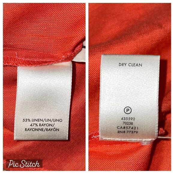 Ann Taylor linen sleeveless lace up peplum top NWT - Picture 12 of 12